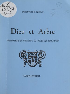 cover image of Dieu et arbre